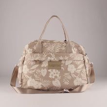 Load image into Gallery viewer, Overnight Duffle Bag ~ Aloha Vintage X Taupe
