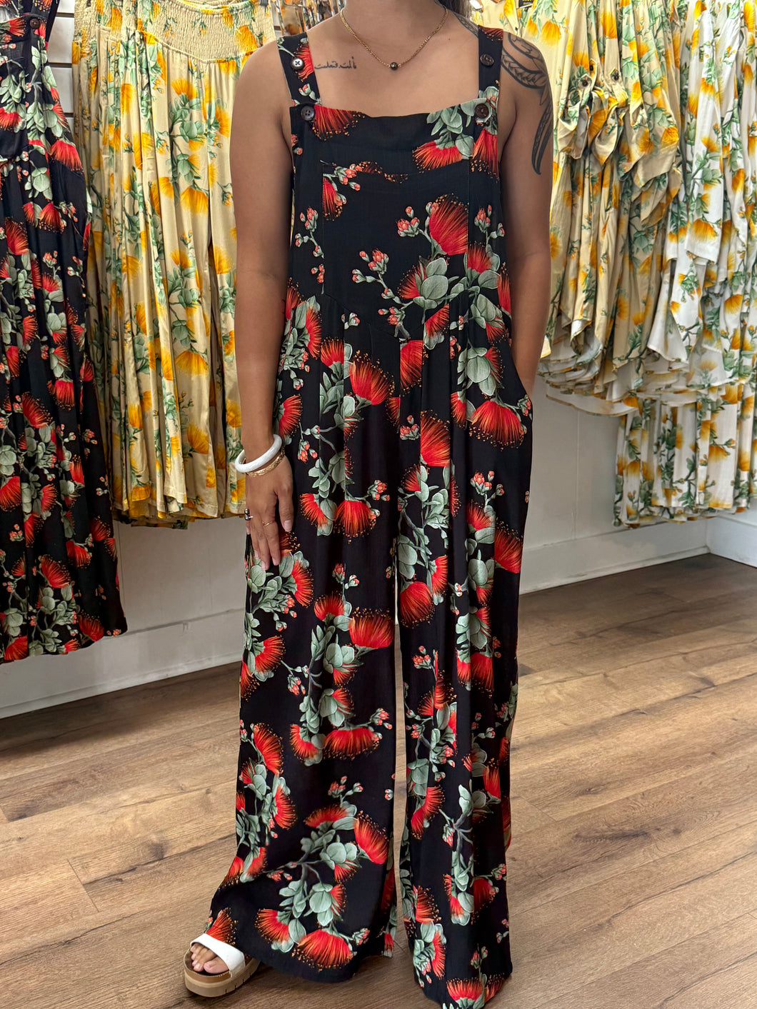 Kodie Overalls ~ ‘Ōhi‘a Lehua
