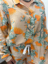 Load image into Gallery viewer, M.rah Longsleeve ~ Lehua Mamo X Tan
