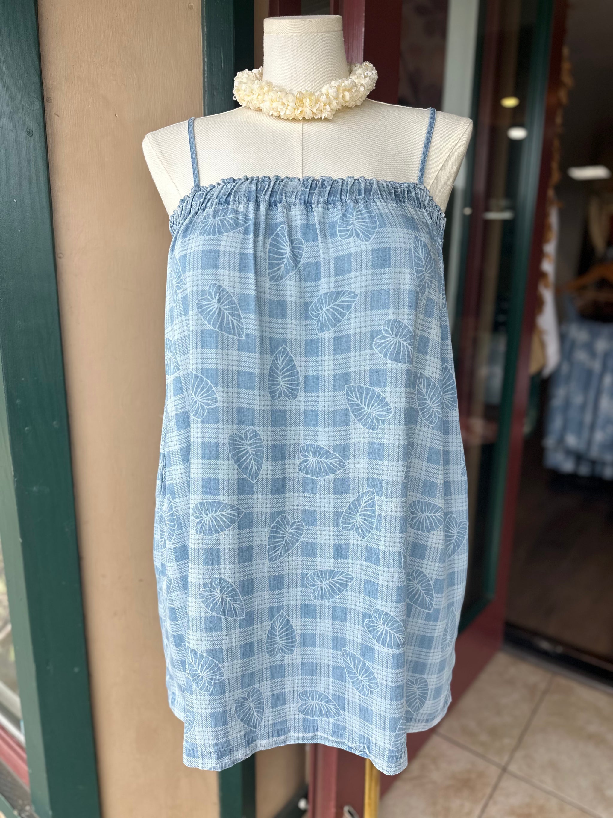 Kepola Denim Dress ~ Palaka Kalo Kini Swim Kepola Denim Dress ~ Palaka Kalo Kini Swim