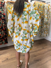 Load image into Gallery viewer, Boho Tunic Dress ~ Lehua Mamo X White
