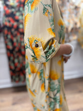 Load image into Gallery viewer, Aloha Shirt Dress ~ Lehua Mamo X Tan

