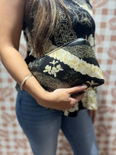 Load image into Gallery viewer, PU Leather Pouch ~ Ginger Lei X Black
