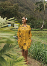 Load image into Gallery viewer, Aloha Shirt Dress ~ Ki X Golden
