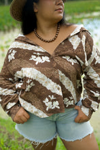 Load image into Gallery viewer, M.rah Longsleeve ~ Ginger Lei X Brown
