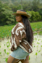 Load image into Gallery viewer, M.rah Longsleeve ~ Ginger Lei X Brown
