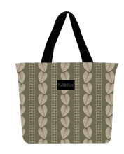 Load image into Gallery viewer, Water Resistant Tote ~ Kalo X Ulana Olive
