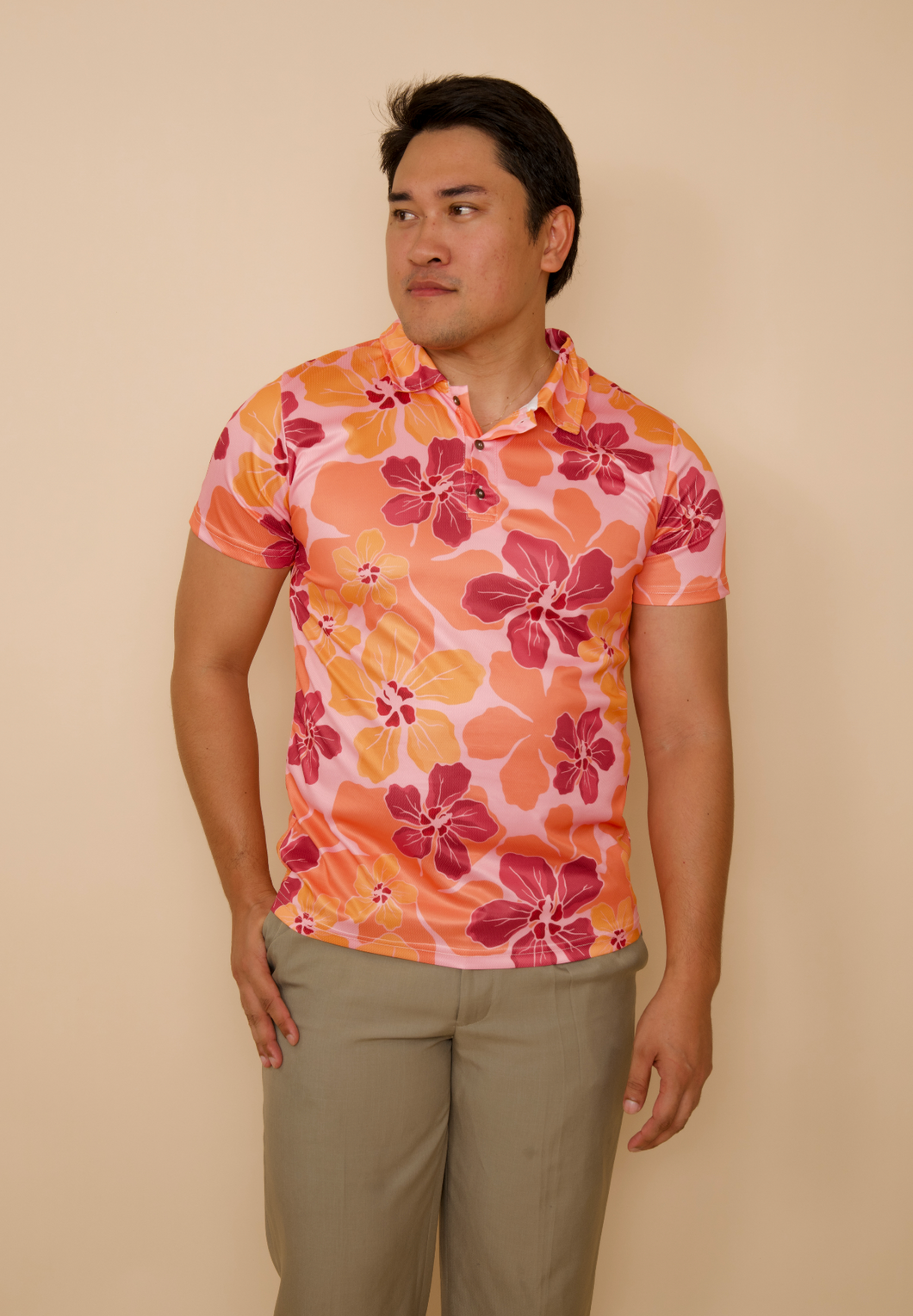 Mens Polo ~ Hau X Sunset