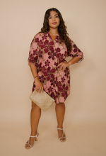 Load image into Gallery viewer, Aloha Shirt Dress ~ HAU X Strawberry
