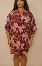 Load image into Gallery viewer, Aloha Shirt Dress ~ HAU X Strawberry

