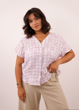Load image into Gallery viewer, Penny Top ~ Lilac Palaka
