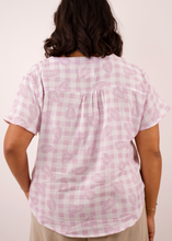 Load image into Gallery viewer, Penny Top ~ Lilac Palaka
