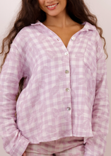 Load image into Gallery viewer, M.rah Long Sleeve ~ Lilac Palaka
