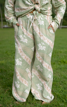 Load image into Gallery viewer, Lana Pants ~ Ginger Lei X Green
