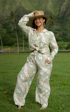 Load image into Gallery viewer, Lana Pants ~ Ginger Lei X Green
