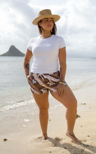 Load image into Gallery viewer, Loli'i Shorts ~ Ginger Lei X Brown
