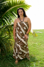 Load image into Gallery viewer, Kepola Maxi Dress ~ Ginger Lei Brown
