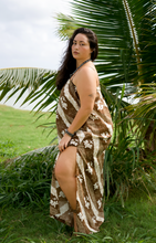 Load image into Gallery viewer, Kepola Maxi Dress ~ Ginger Lei Brown
