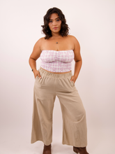 Load image into Gallery viewer, Ari Smocked Top ~ Lilac Palaka
