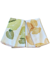Load image into Gallery viewer, Microfiber Beach Towel (Reversible)~ Mahi&#39;ai Kalo Limu X Gold
