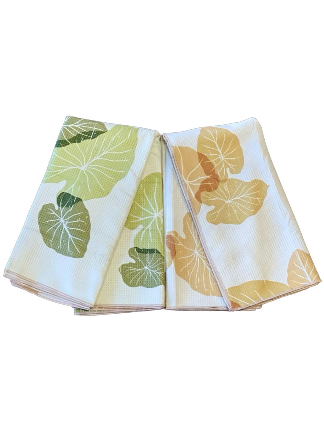 Microfiber Beach Towel (Reversible)~ Mahi'ai Kalo Limu X Gold