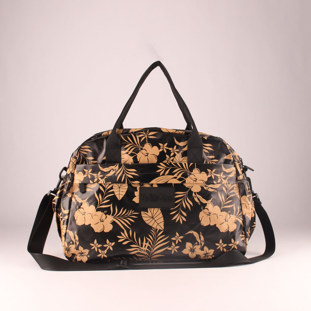 Overnight Duffle Bag ~ Aloha Vintage X Gold