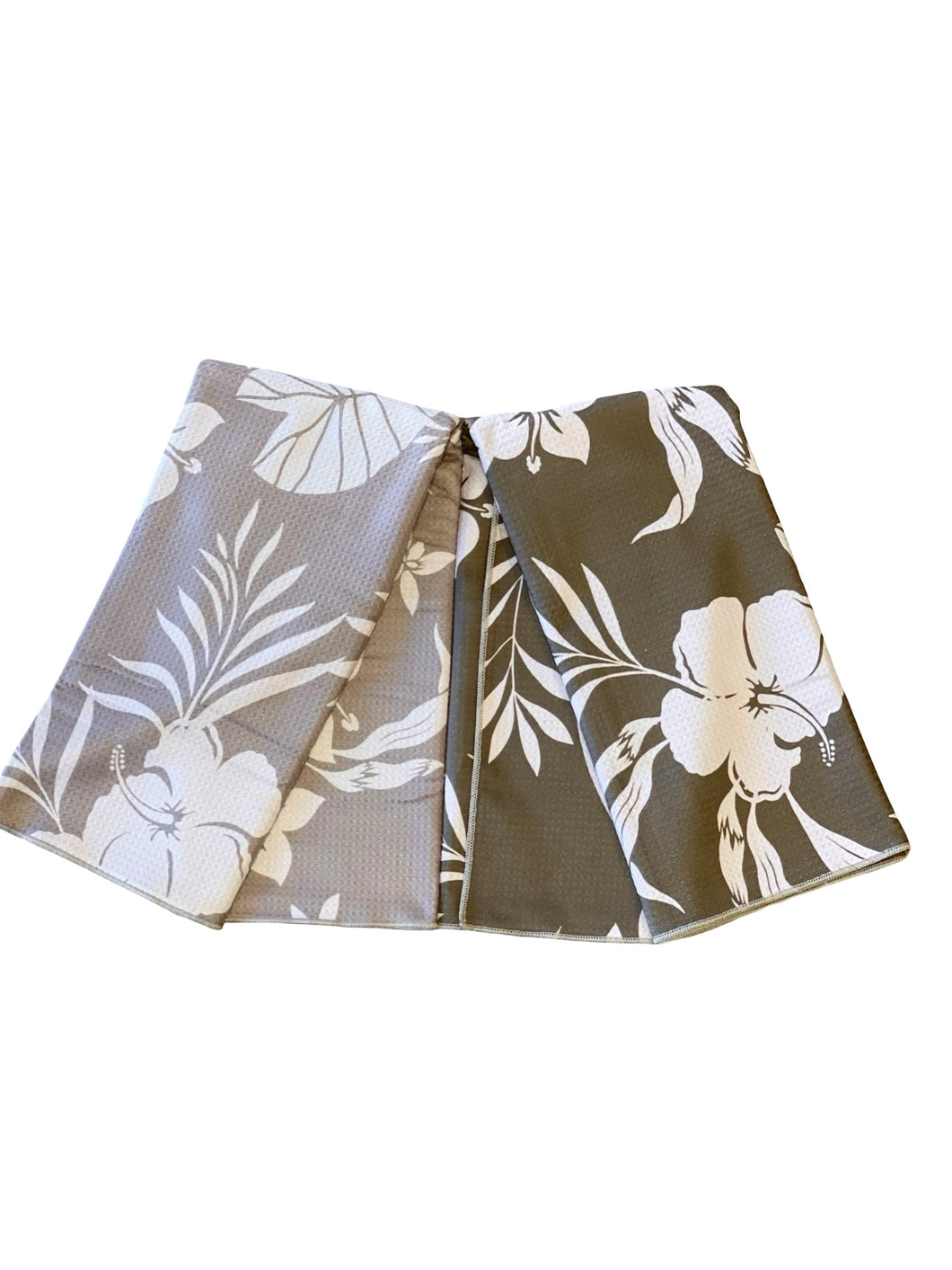 Microfiber Beach Towel (Reversible)~ Aloha Vintage Taupe X Coco
