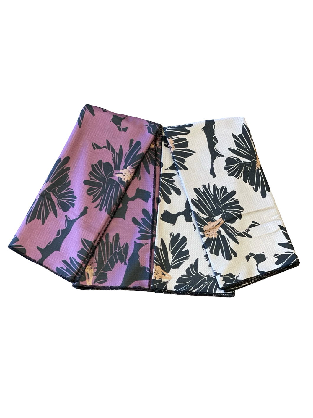 Microfiber Beach Towel (Reversible)~ Hibiscus Opihi X Poni